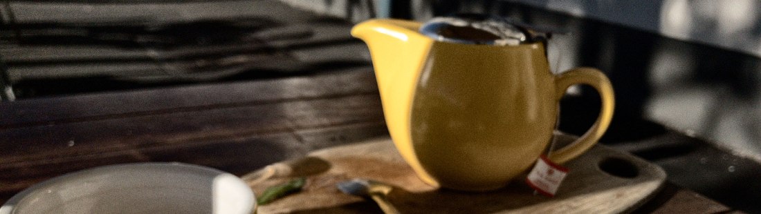 Yellow teapot
